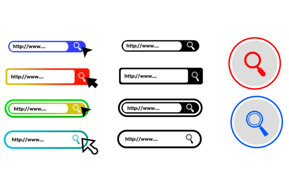 Search Bar Vector Set
