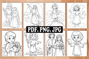 300 Bible Coloring Pages for Kids - KDP Graphic by PLAY ZONE · Creative ...
