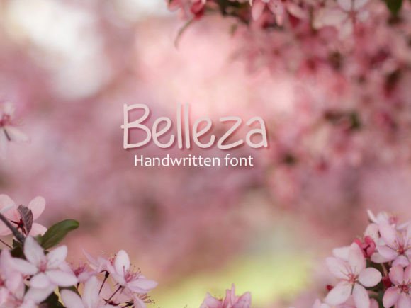 Belleza Script & Handwritten Font By ludwigaxelsiha