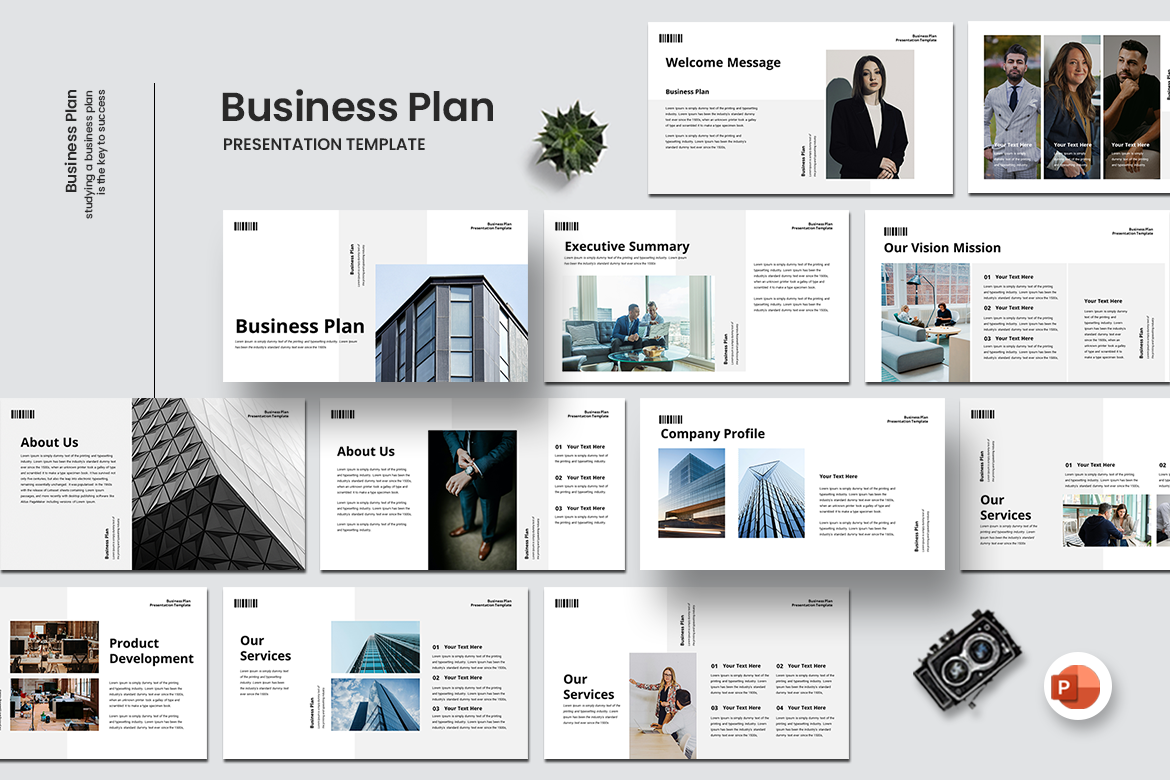 Business Plan - PowerPoint Template Graphic by qrdesignstd · Creative ...