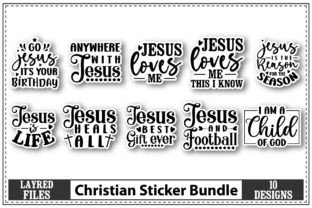 Christian Sticker Bundle Graphic by Dixie Rose2004 · Creative Fabrica