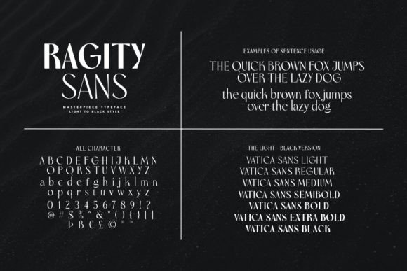 Ragity Font PNG with transparent background - Preview 6
