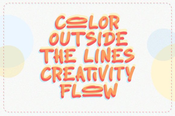 Scribble Wonders Font PNG with transparent background - Preview 1