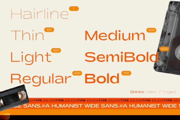 Shinko Sans Font font preview - 1