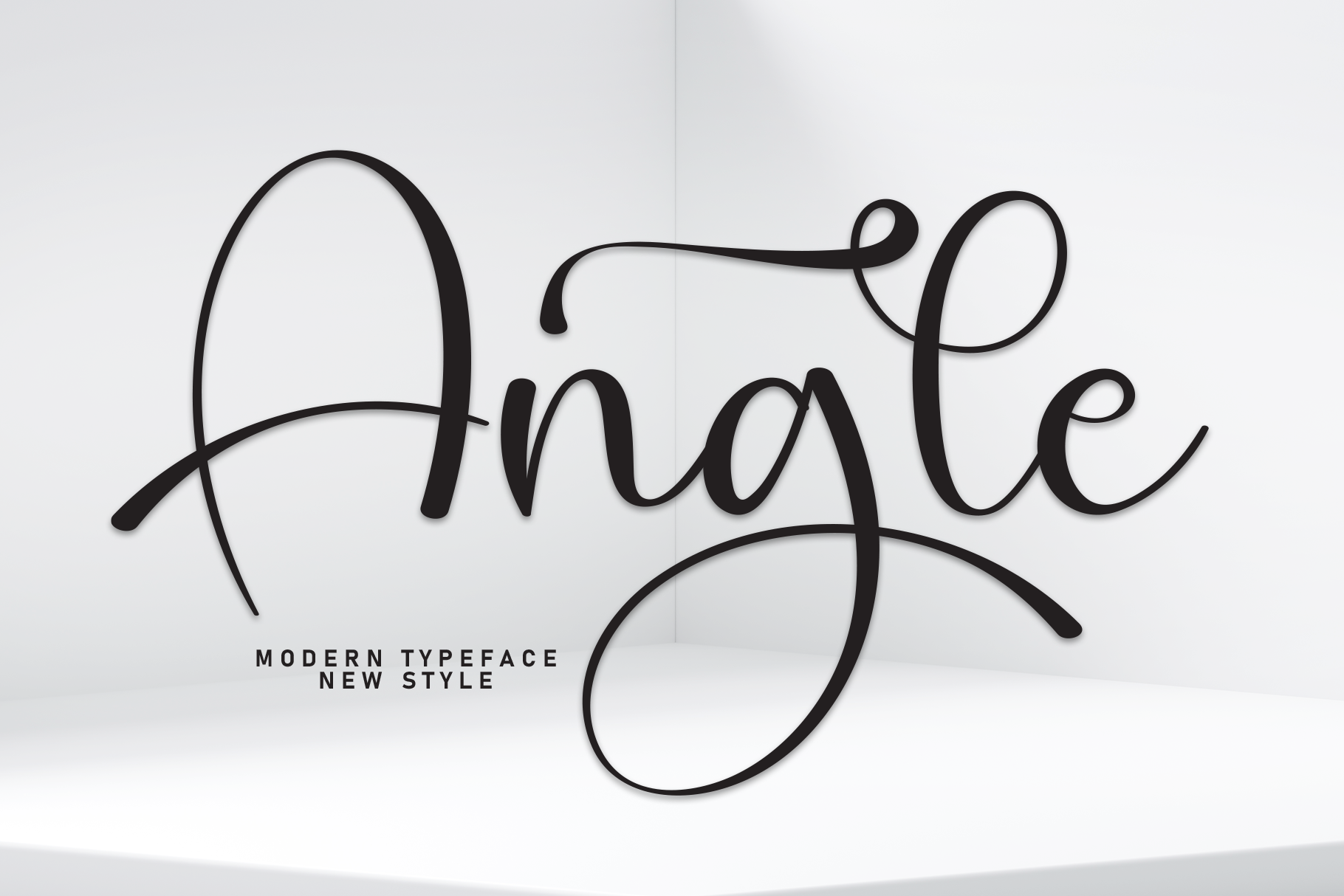 Angle Font by andikastudio · Creative Fabrica