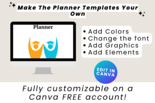 College Student Planner Canva Template Graphic by DIGITAL PRINT BOX ...