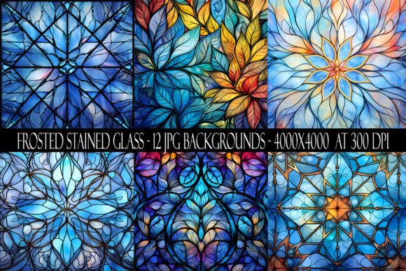 Frosted Stained Glass Backgrounds
