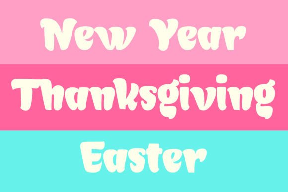 Lovely Santa Font PNG with transparent background - Preview 2