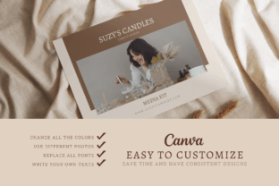 MEDIA KIT CANVA TEMPLATE Graphic by The Little Lily Studio · Creative ...
