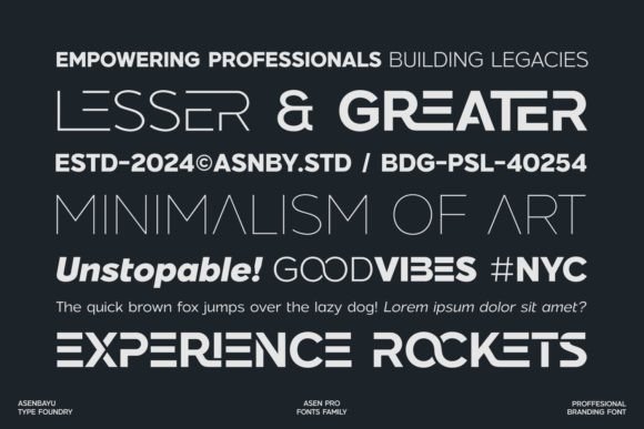 Asen Pro Font - Preview 5