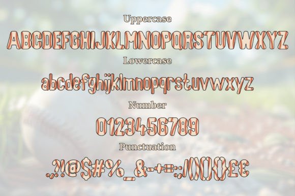 Baseball Legends Font - Preview 1