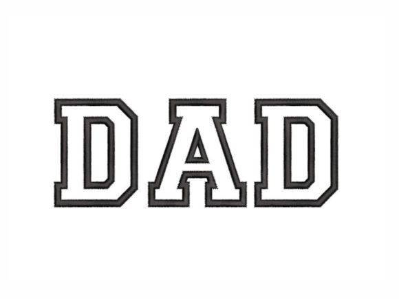 Dad Applique