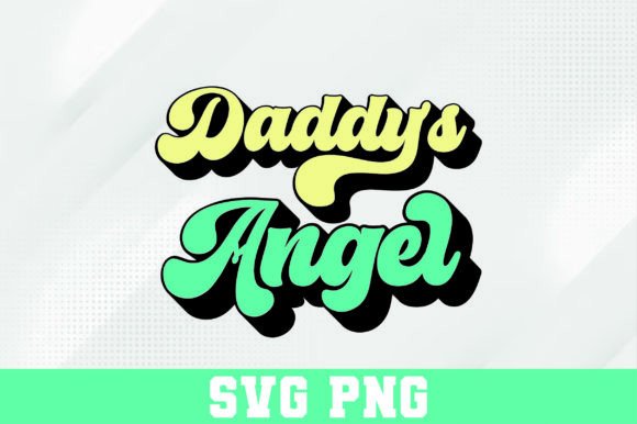 Daddy's Angel Retro 70s Design