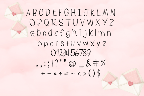 Envelopes Font - Preview 1