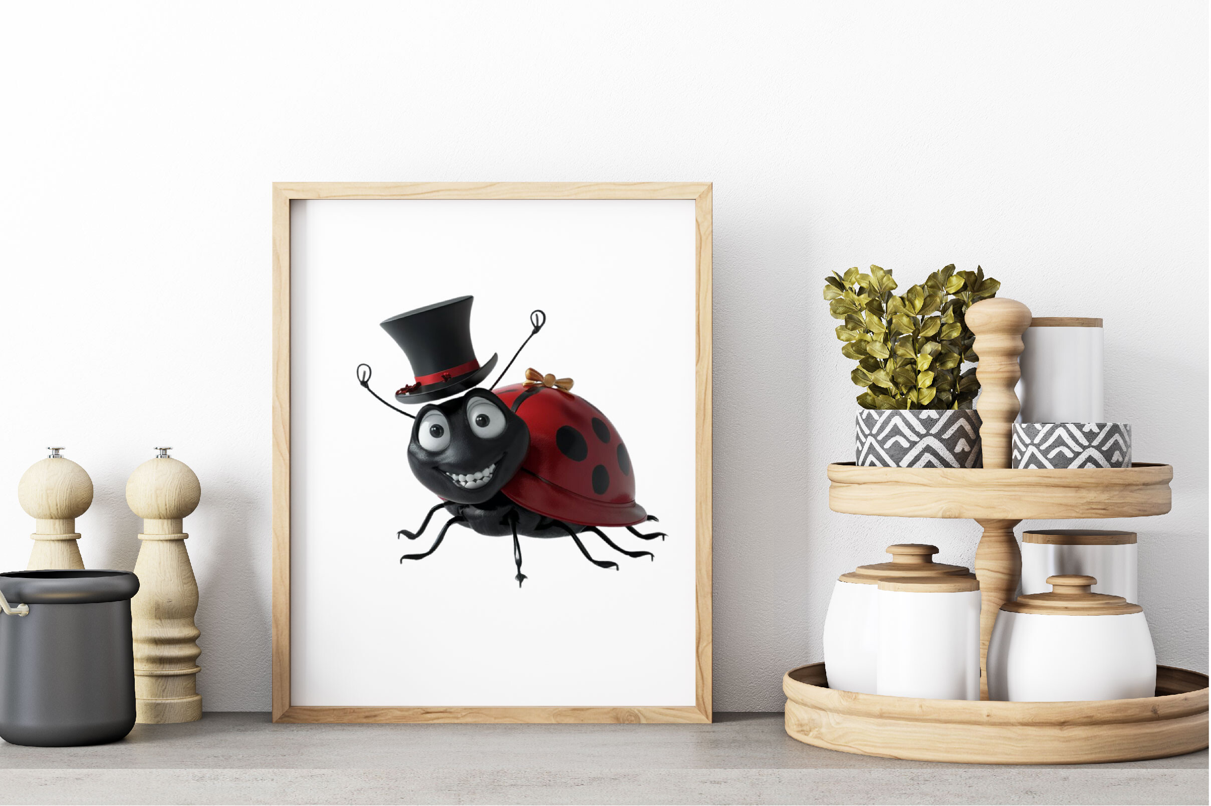 Funny Ladybug Clipart PNG Graphic by Bundle · Creative Fabrica