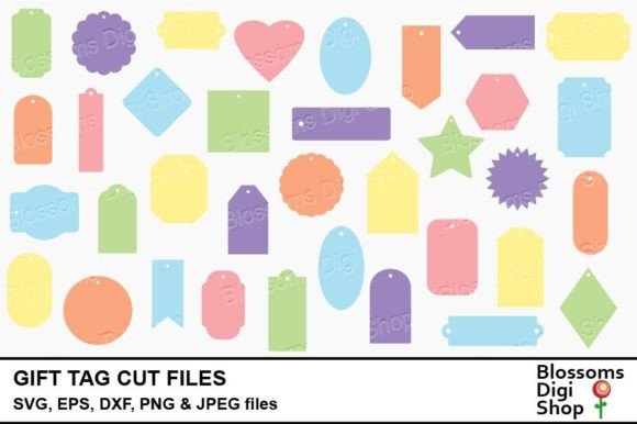 Gift Tag Cut Files