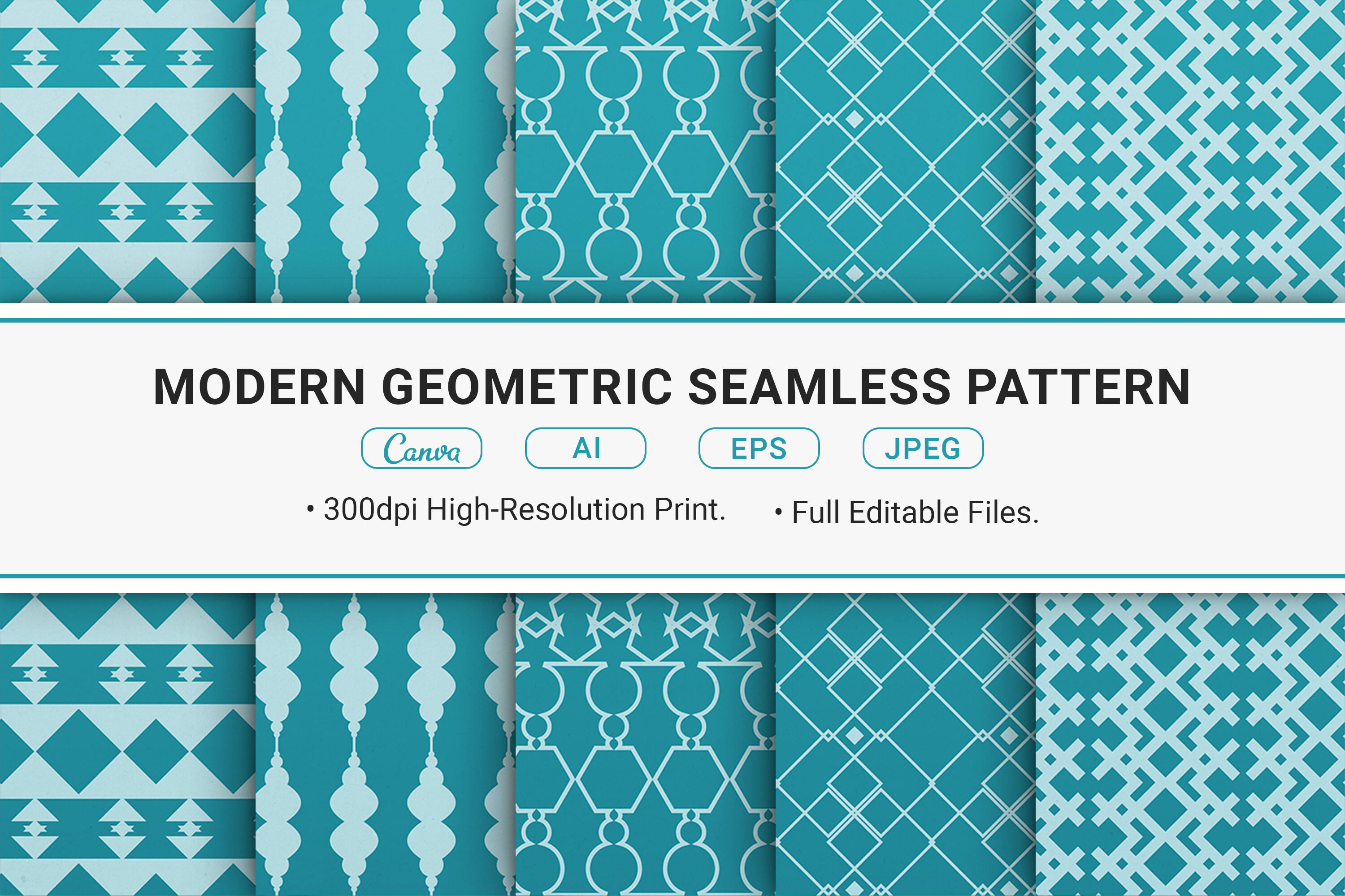 Minimal Geometric Seamless Pattern Graphic by JUNDI · Creative Fabrica