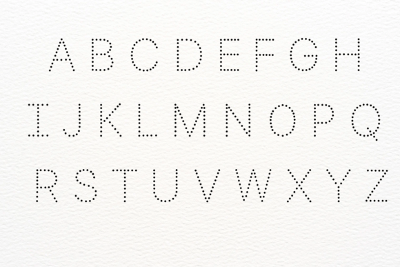 Alphabet Abc Font Font - Preview 1
