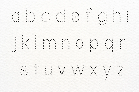Alphabet Abc Font Font - Preview 2