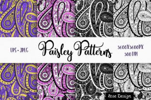 Paisley Seamless Patterns Digital Papers Graphic by neauth · Creative ...