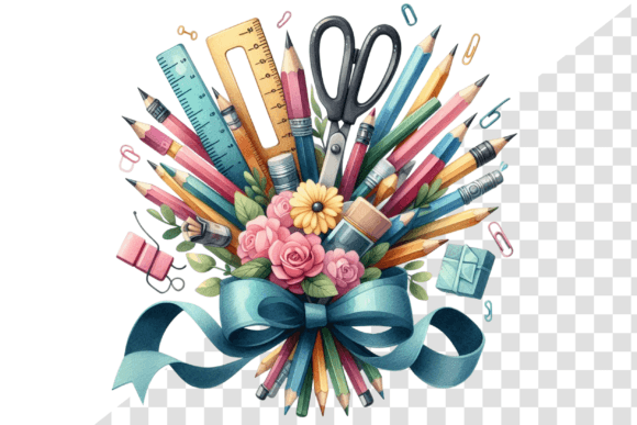 SchoolBlooms: Whimsy Supply Bouquet