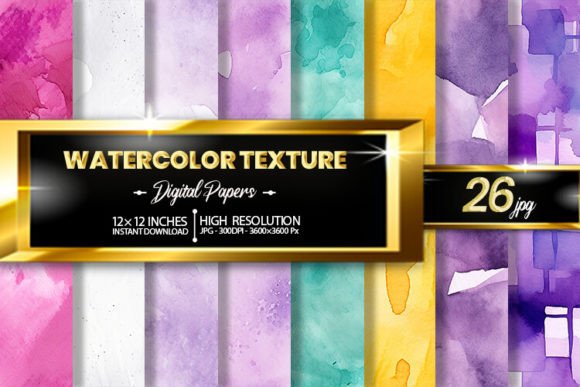 Watercolor Texture Digital Graphic by Hurairagraphics · Creative Fabrica