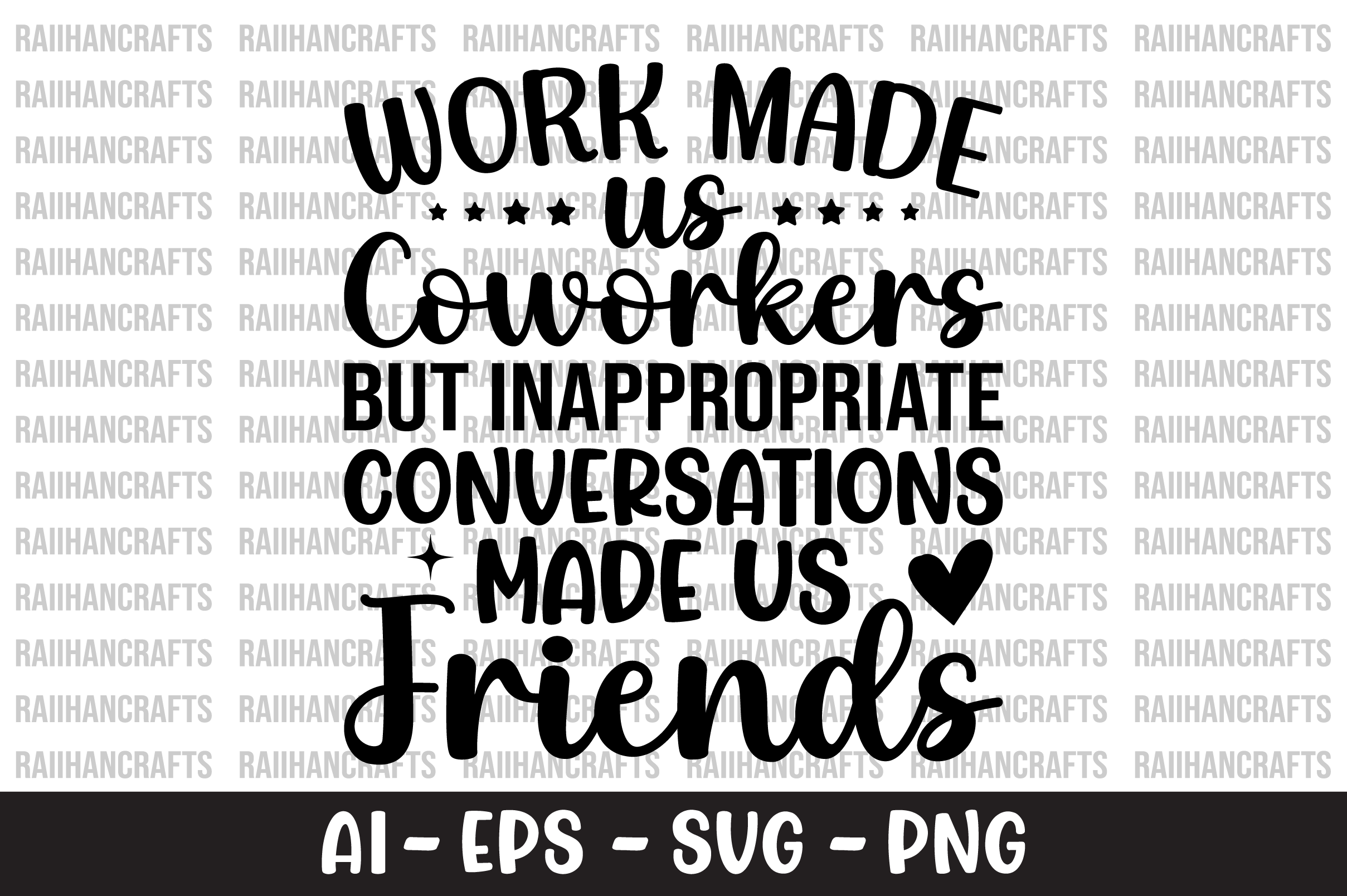 Work Made Us Coworkers SVG Graphic by RaiihanCrafts · Creative Fabrica