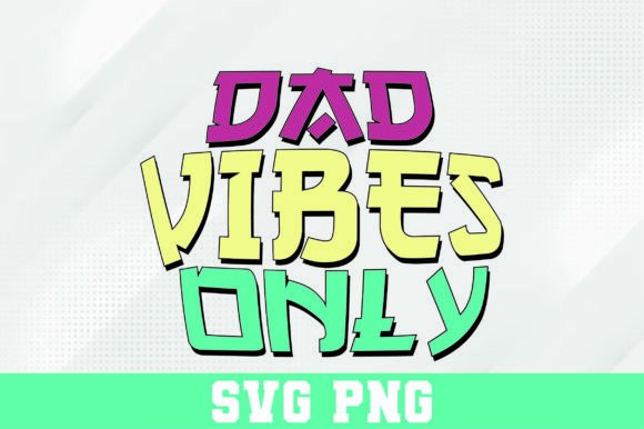 Dad Vibes Only Retro 70s Design
