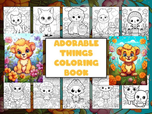 Cute Spring Coloring Pages Graphic by ghayam · Creative Fabrica