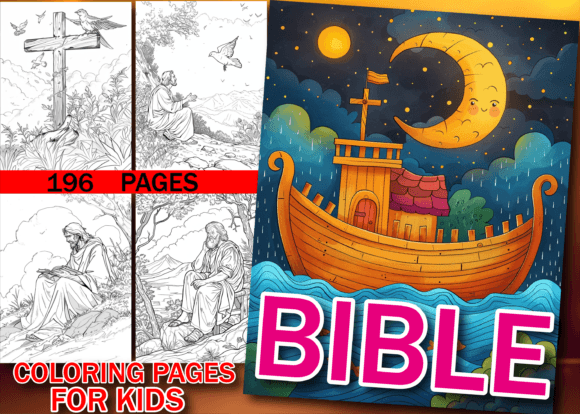 Bible Coloring Book for Kids