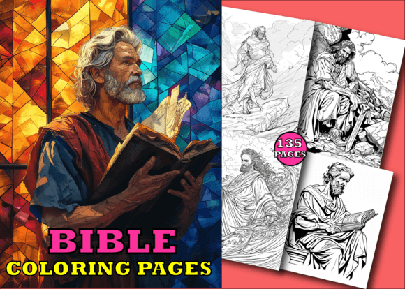 Bible Coloring Book for Kids V-2