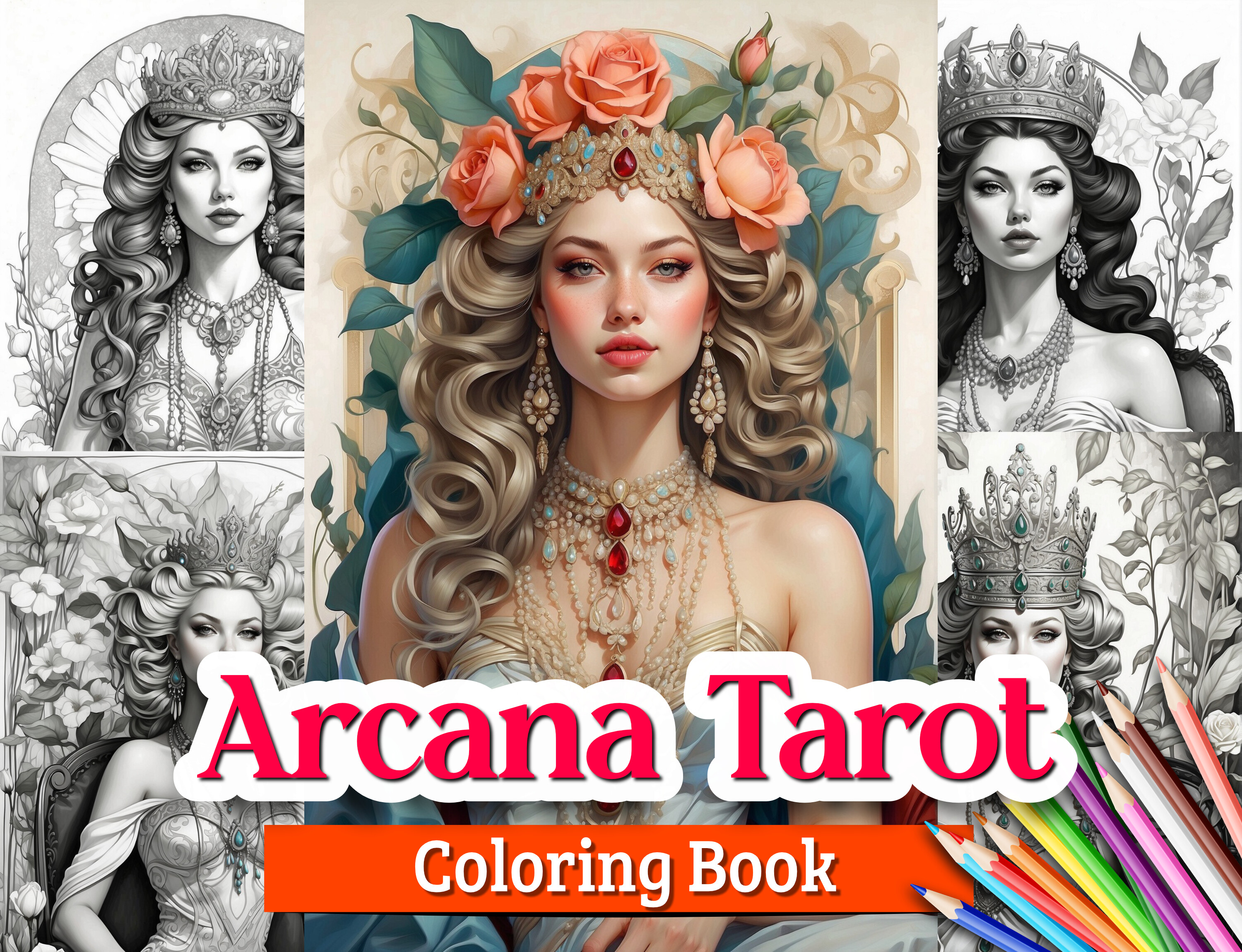 Empresses Arcana Tarot Coloring Book Pdf