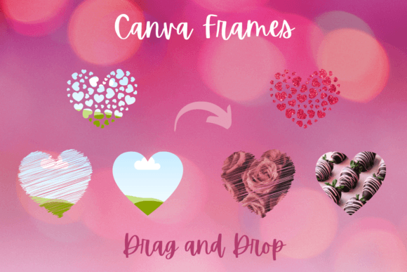 Heart Canva Frames