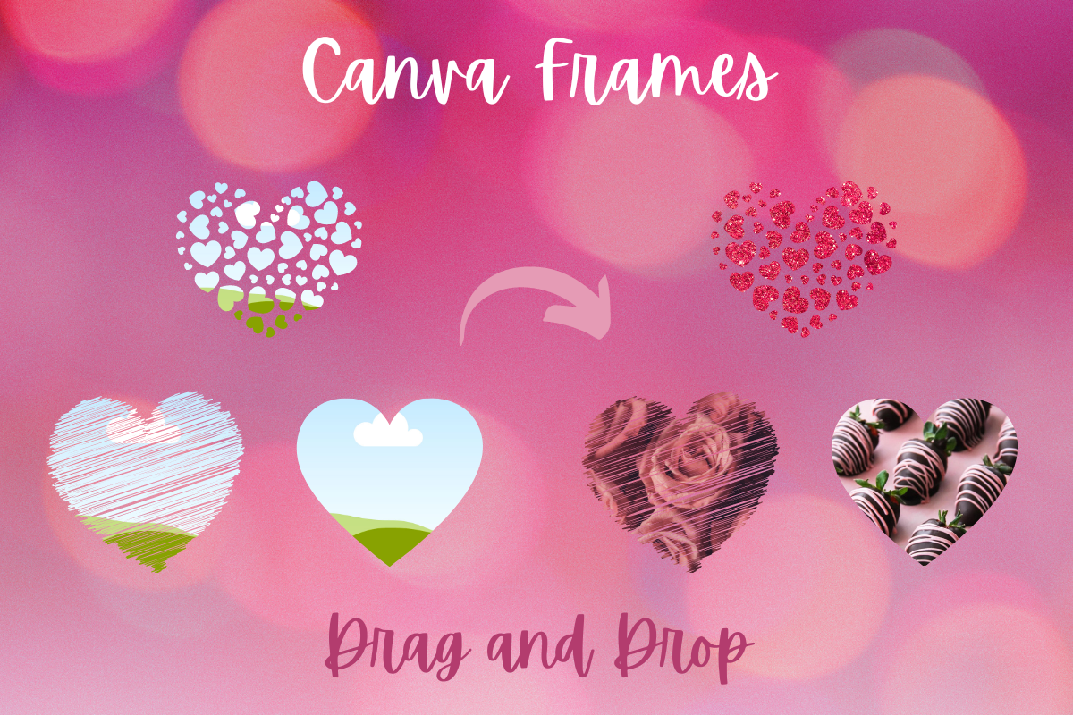 Heart Canva Frames