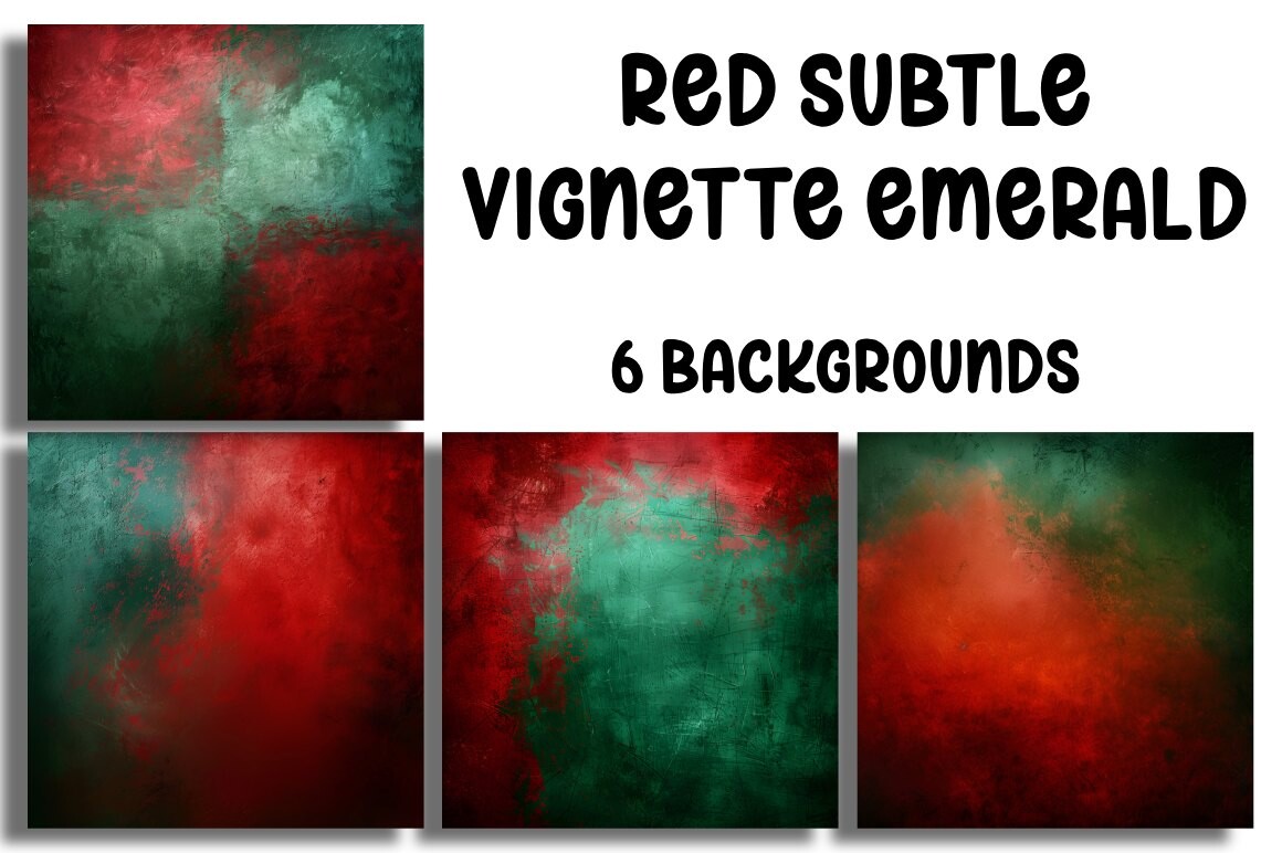 Red Subtle Pattern Background Red Subtle Vignette Emerald Background Graphic by unlimited art ...