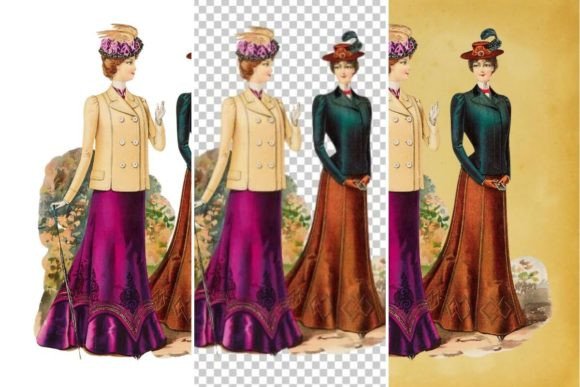 Vintage French Fashion Wall Art Print 4