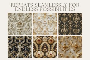 Opulence Pattern Baroque Opulence Seamless Pattern Graphic by Inknfolly · Creative Fabrica