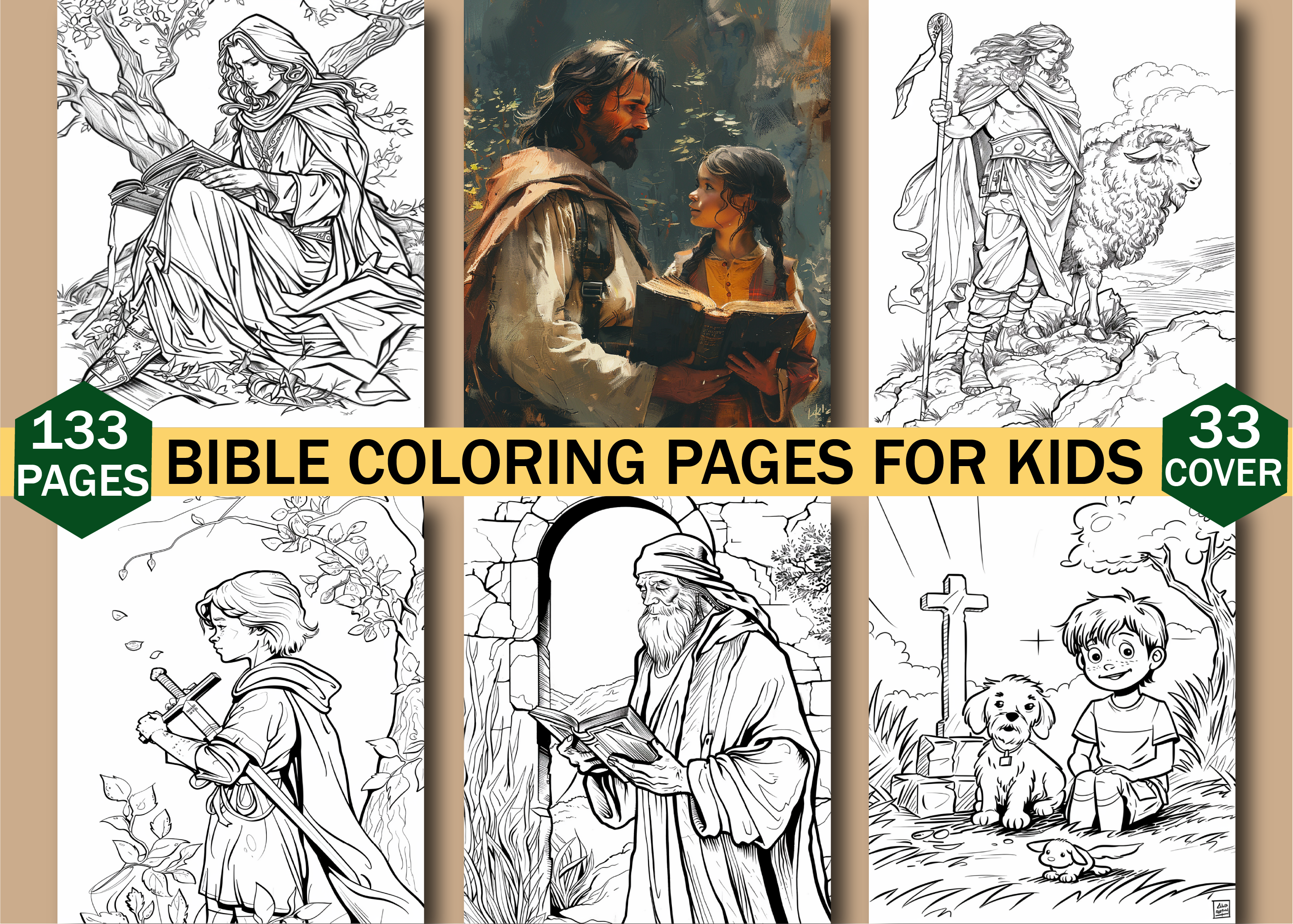 Bible Coloring Book for Kids