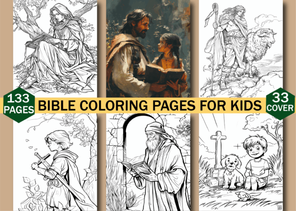 Bible Coloring Book for Kids