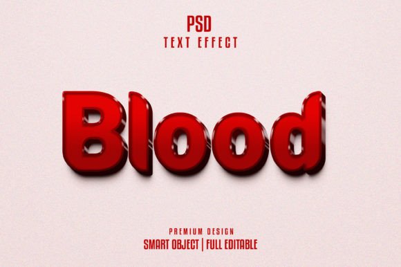 Blood Text Effect Graphic Layer Styles By himelgfx
