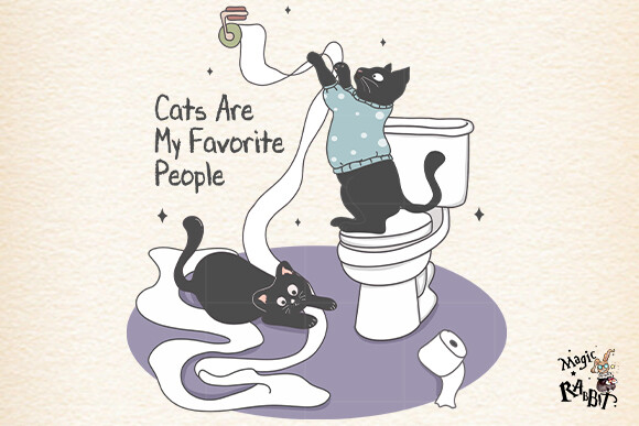 Funny Cat PNG Sublimation Design Graphic by Magic Rabbit · Creative Fabrica