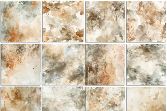 Neutral Tone Watercolor Background
