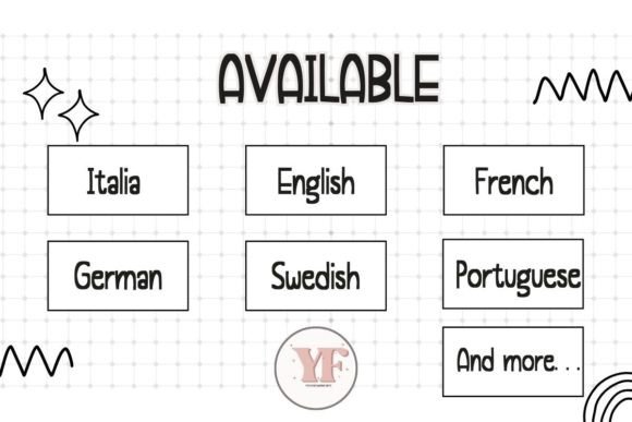 Planer Font PNG with transparent background - Preview 4