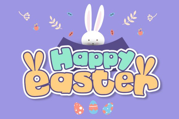 Rabbit Night Font PNG with transparent background - Preview 1