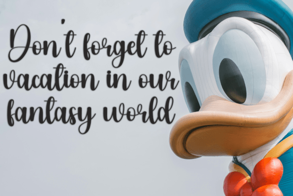 Book Disney Font - Preview 2