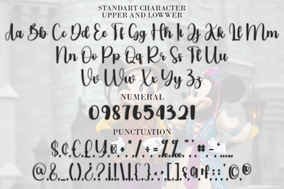 Book Disney Font - Preview 3