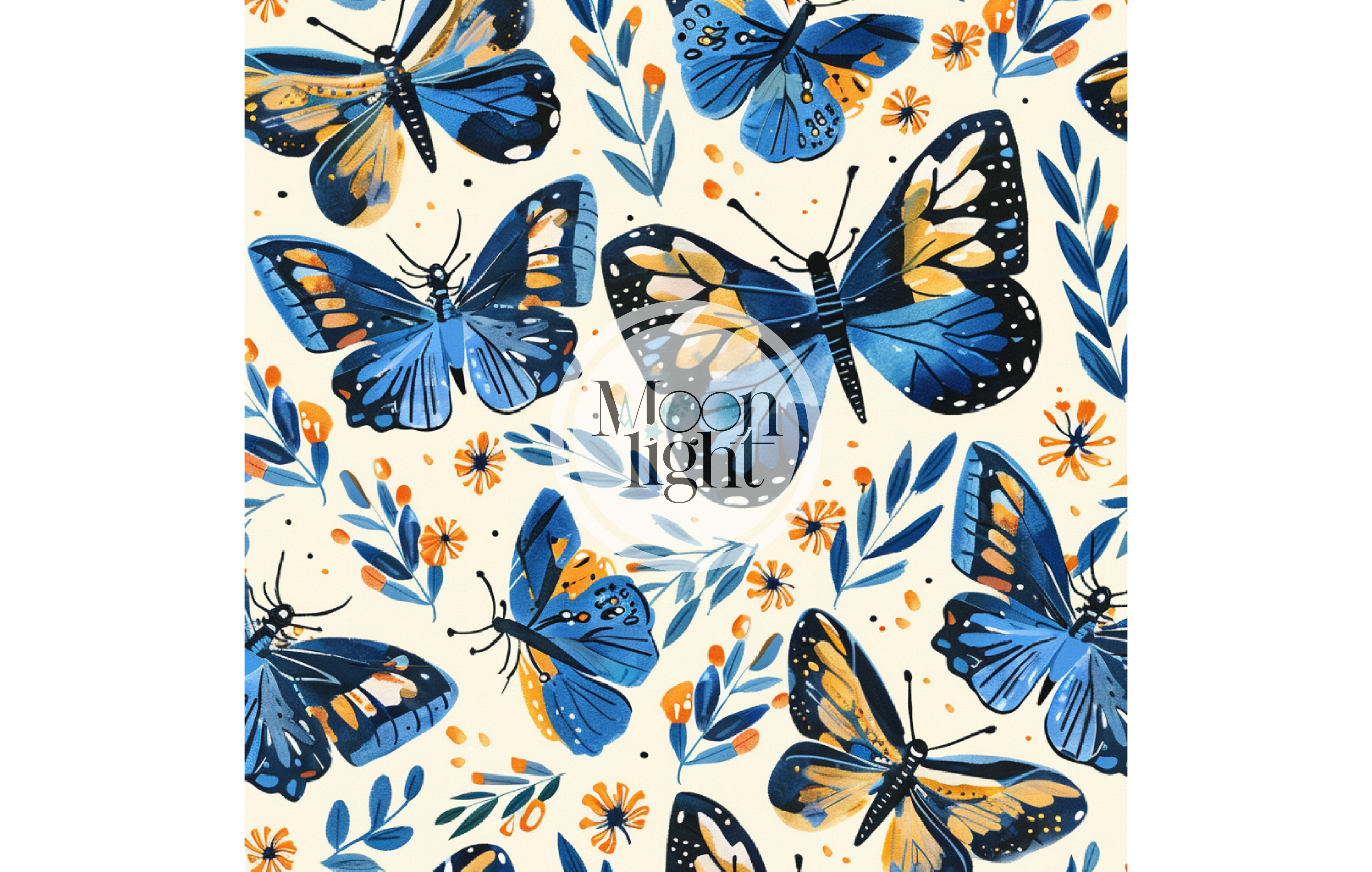 Butterfly Seamless Pattern 22 Graphic by moonlight craft · Creative Fabrica