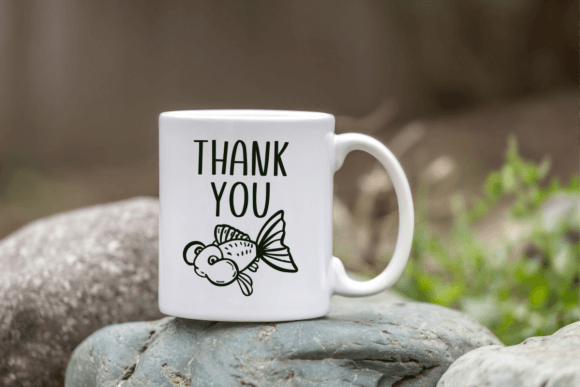 Gold Fish Font PNG with transparent background - Preview 6