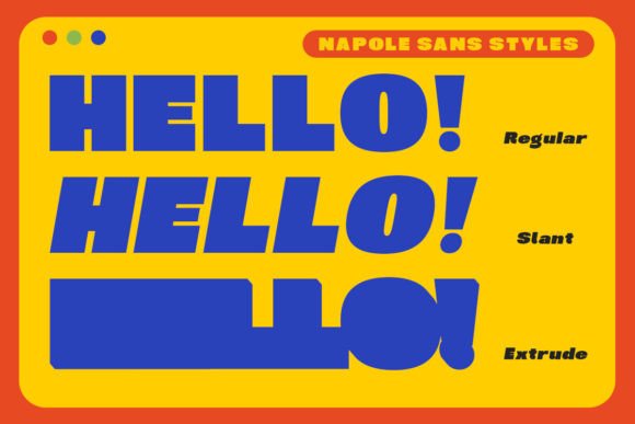 Napole Font PNG with transparent background - Preview 1
