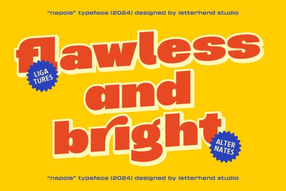 Napole Font PNG with transparent background - Preview 6